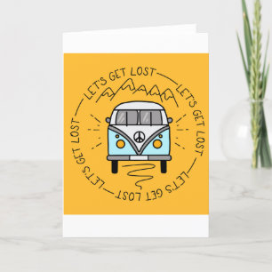Tarjeta De Agradecimiento Vamos a perder las montañas de camping