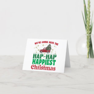 Tarjeta De Agradecimiento Vamos a tener la Navidad más feliz feliz