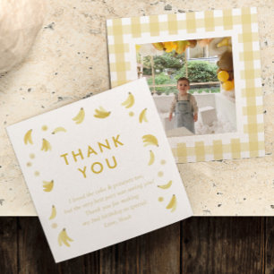 Tarjeta De Agradecimiento ‘Vamos a Volvernos Locos’ Fiesta de Plátano Foto P