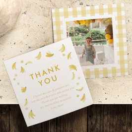 Tarjeta De Agradecimiento ‘Vamos a Volvernos Locos’ Fiesta de Plátano Foto P