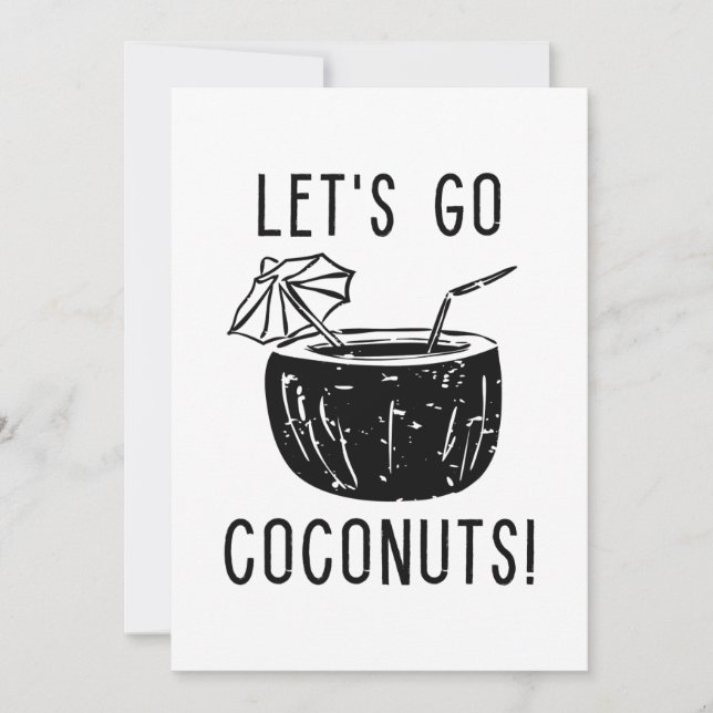 Tarjeta De Agradecimiento Vamos Coconuts (Anverso)