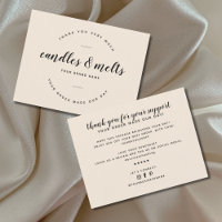 velas modernas y derrite pequeñas empresas