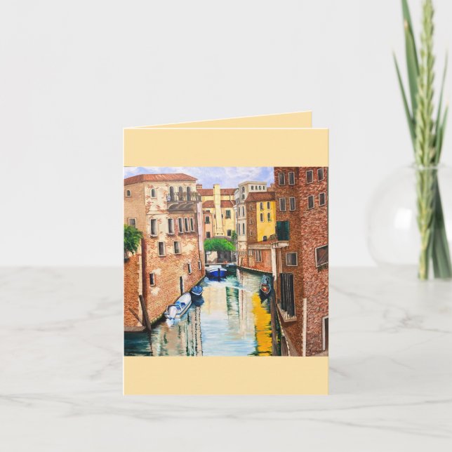 Tarjeta De Agradecimiento “Venecia” (Anverso)