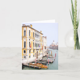 Tarjeta De Agradecimiento Venecia Notecard