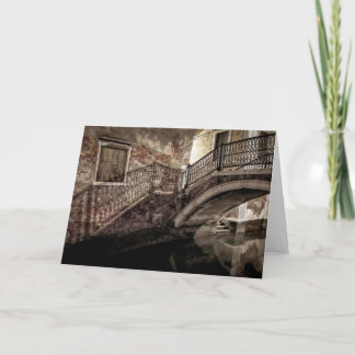 Tarjeta De Agradecimiento VENETIAN SHADOWS Folded Card