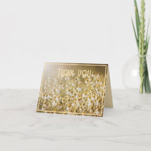 Tarjeta De Agradecimiento Verano Chamomile florece