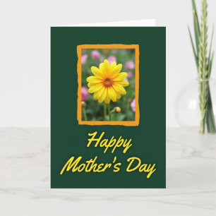 Tarjeta de agradecimiento Verde Floral