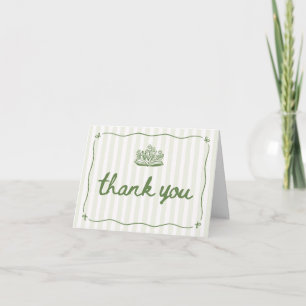 Tarjeta de agradecimiento Verde Salvia Un Nuevo Ca