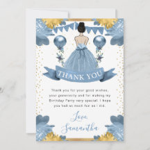 Vestido azul polvoriento Cumpleaños de princesa de