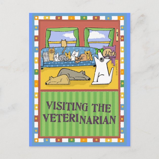 Tarjeta de agradecimiento veterinaria (Anverso)