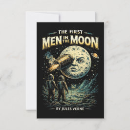Tarjeta De Agradecimiento Viaje a la Luna