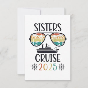 Tarjeta De Agradecimiento Viaje de la familia Sisters Cruise 2025
