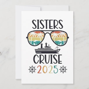 Tarjeta De Agradecimiento Viaje de la familia Sisters Cruise 2025