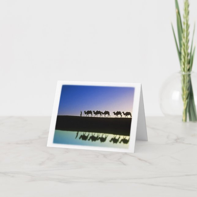 Tarjeta De Agradecimiento Viaje del desierto - gracias (Anverso)