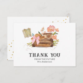 Tarjeta De Agradecimiento Viajes vintage Señorita a señora viaje Despedida d