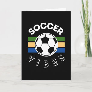 Tarjeta De Agradecimiento Vibes de fútbol