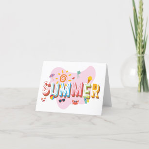 Tarjeta De Agradecimiento Vibes de verano