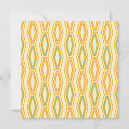 Tarjeta De Agradecimiento Vibrant geometric pattern with hexagonal shapes