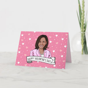 Tarjeta De Agradecimiento Vicepresidenta Kamala Harris El día de San Valentí