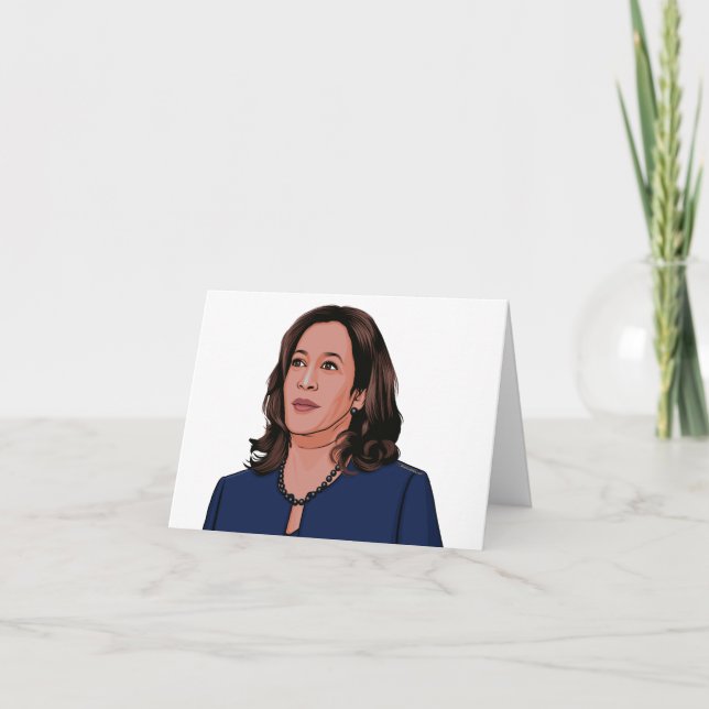 Tarjeta De Agradecimiento Vicepresidente Kamala Harris (Anverso)