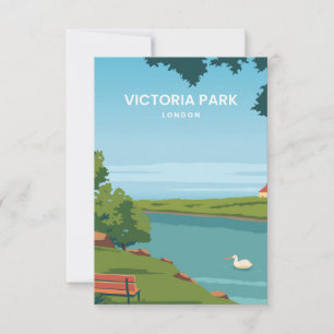 Tarjeta De Agradecimiento Victoria Park Londres