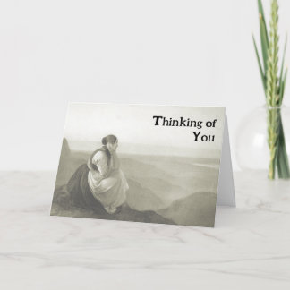 Tarjeta De Agradecimiento Victorian Maiden