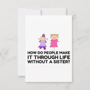 TARJETA DE AGRADECIMIENTO VIDA SIN HERMANA