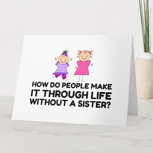 TARJETA DE AGRADECIMIENTO VIDA SIN HERMANA (Anverso)