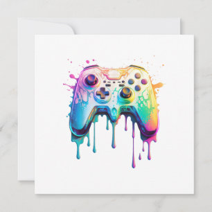 Tarjeta De Agradecimiento Videojuego Gráfico de Juego - Amante de Videojuego