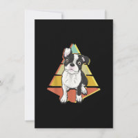 Viejo Boston Terrier Dog Retro Molesto Boston