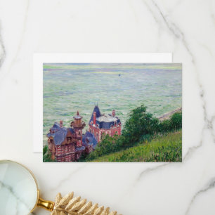 Tarjeta De Agradecimiento Villas de Trouville por Gustave Caillebotte