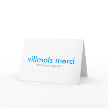 Villmols Merci el | le agradece mucho