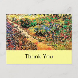 Tarjeta de agradecimiento. Vincent van Gogh