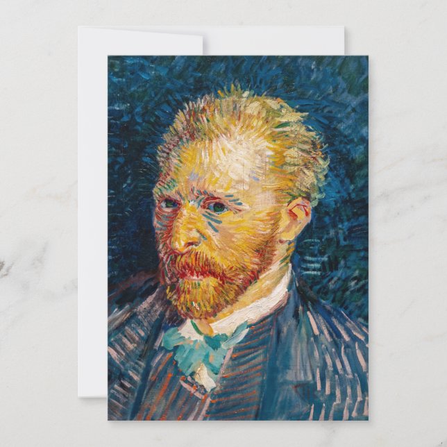 Tarjeta De Agradecimiento Vincent Van Gogh - Autorretrato (Anverso)