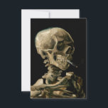 Tarjeta De Agradecimiento Vincent van Gogh - Calavera con cigarrillo en llam<br><div class="desc">Cabeza de un Skeleton con un cigarrillo en llamas / Calavera con cigarrillo en llamas / Crane de squelette fumant une cigarrillo - Vincent van Gogh,  1885</div>