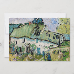 Tarjeta De Agradecimiento Vincent van Gogh - Casa de campo con dos figuras