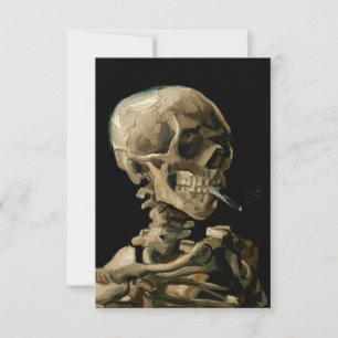 Tarjeta De Agradecimiento Vincent van Gogh - Cráneo con cigarrillo encendido