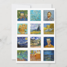 Vincent Van Gogh - Cuadrícula de obras maestras