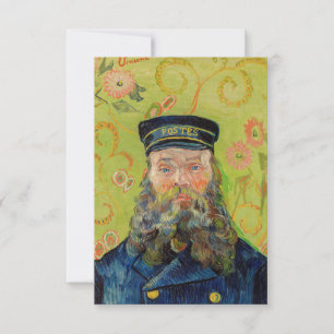Tarjeta De Agradecimiento Vincent Van Gogh - El cartero Joseph Roulin