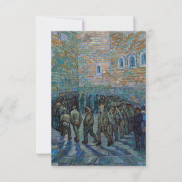 Tarjeta De Agradecimiento Vincent van Gogh - El patio de la prisión