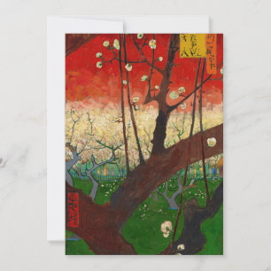 Tarjeta De Agradecimiento Vincent van Gogh - Huerta de ciruelos en flor