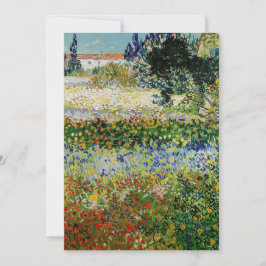 Tarjeta De Agradecimiento Vincent van Gogh - Jardín de flores