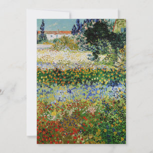 Tarjeta De Agradecimiento Vincent van Gogh - Jardín Florido