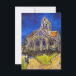 Tarjeta De Agradecimiento Vincent van Gogh - La Iglesia de Auvers<br><div class="desc">Iglesia de Auvers / l'Eglise à Auvers-sur-oise por Vincent Van Gogh en 1890</div>
