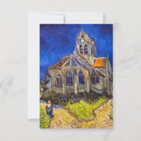 Vincent van Gogh - La Iglesia en Auvers