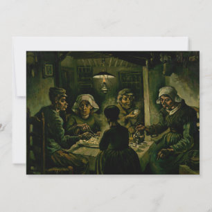 Tarjeta De Agradecimiento Vincent van Gogh - Los comedores de papa