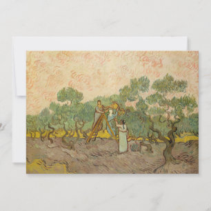 Tarjeta De Agradecimiento Vincent van Gogh - Mujeres recogiendo aceitunas