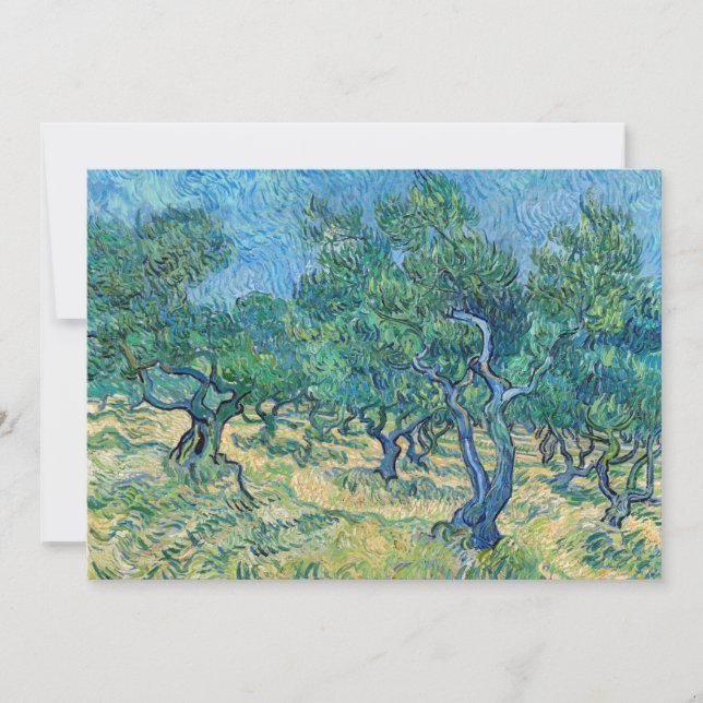 Tarjeta De Agradecimiento Vincent van Gogh - Olive Grove (Anverso)