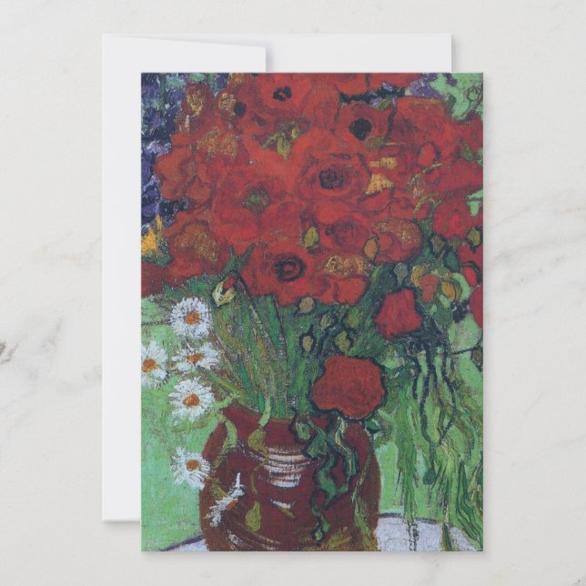 Tarjeta De Agradecimiento Vincent Van Gogh - Papas rojas y maricones (Anverso)