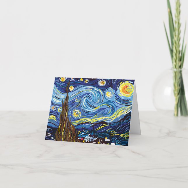 Tarjeta De Agradecimiento Vincent van Gogh Thank You Card (Anverso)